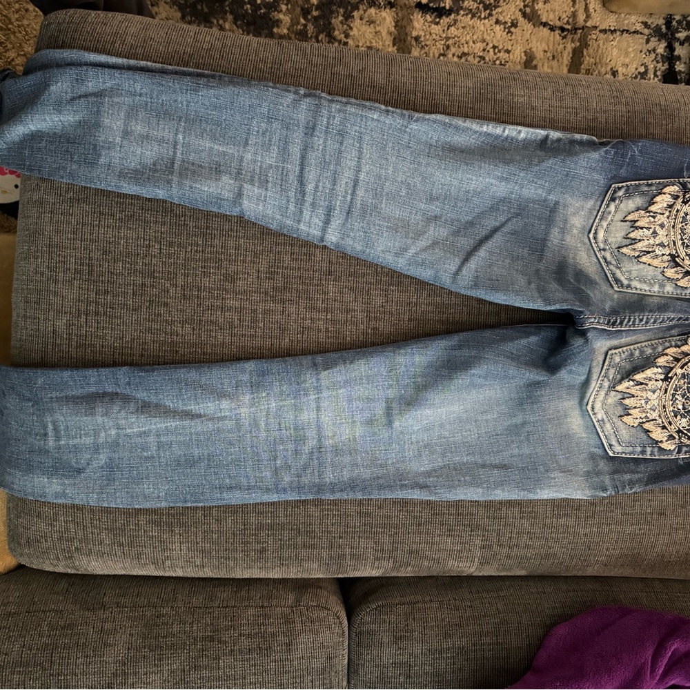 Miss Me Blue Denim Skinny Jeans